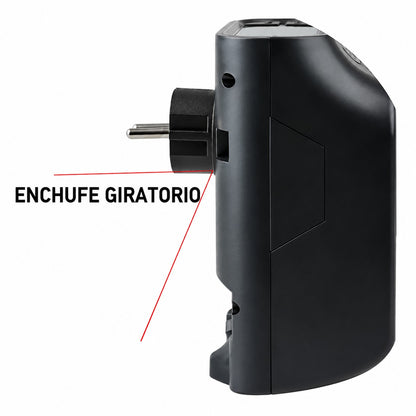 Calefactor Eléctrico Portátil Enchufable 1000W Lumvra™