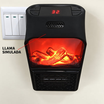 Calefactor Eléctrico Portátil Enchufable 1000W Lumvra™